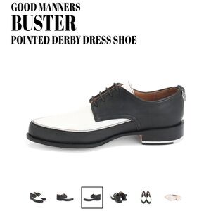 John Fluevog Good Manners Buster Pointed Dress Shoe Size 10